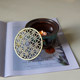 Houyuan Nuanjian Ceramic Warm Tea Stove Candle Heating Furnace Tea Stove Home Indoor Roasted Tea Expansion Aromatherapy Stove
