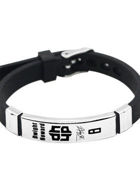 霍华德可调节大小硅胶手环