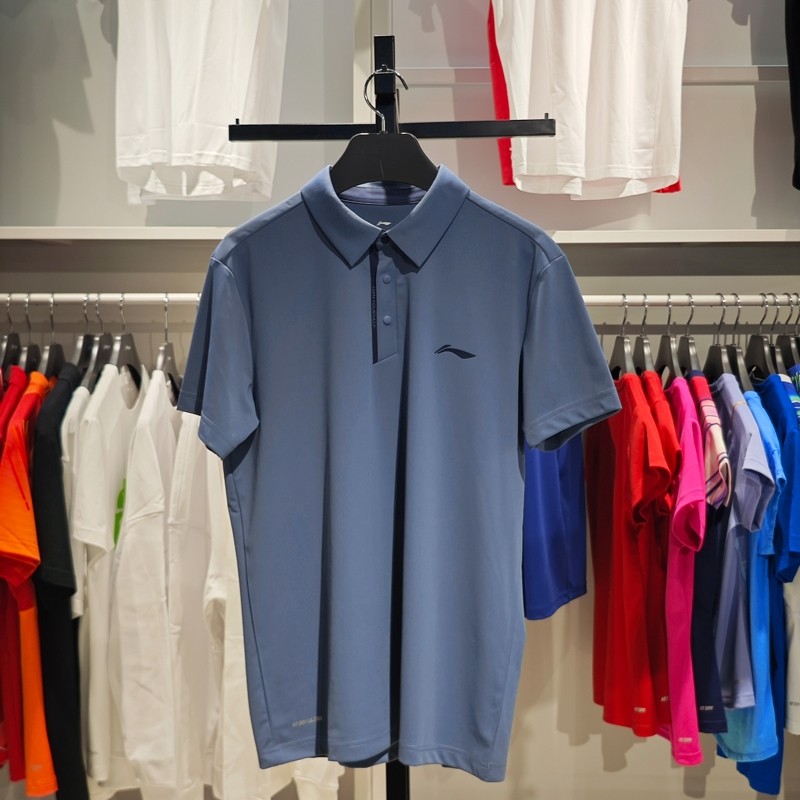 李宁2024春季新款团购健身系列男子翻领短袖POLO衫APLU119,淘宝优惠券,粉丝福利购,淘宝优惠卷