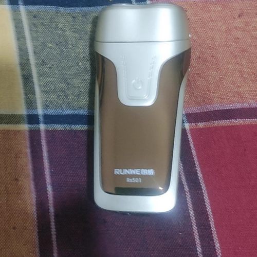 RUNWE/朗威Rs501朗威剃须刀电动充电式刮胡刀小巧防夹电动双刀头 - 图0