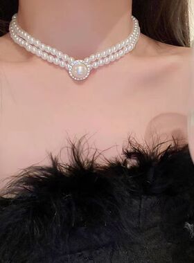 夸张珍珠项链女2026年新款