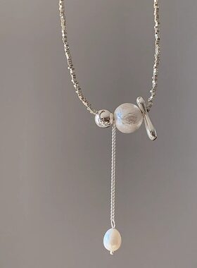 小众设计轻奢小众串珠锁骨链女