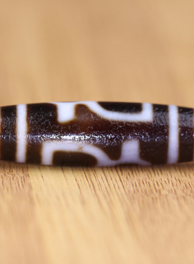 圣饰奇缘黑白至纯财神天珠项链