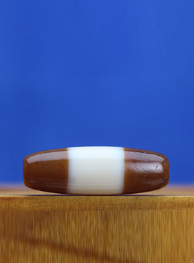 西藏天然玛瑙 至纯高油线珠天珠 33*12mm超顶项链吊坠锁骨链 吊坠