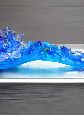 如意古法琉璃家居装饰礼品定制