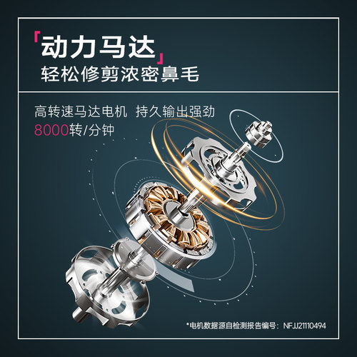 政府补贴蓓慈电动鼻毛修剪器男士刮剃鼻毛修剪刀女去鼻孔鼻子神器 - 图1