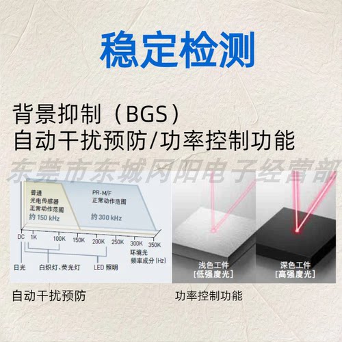 基恩士 功率控制功能反射光电感应器 PR-MB15CN/P  PR-MB15C3PL - 图0