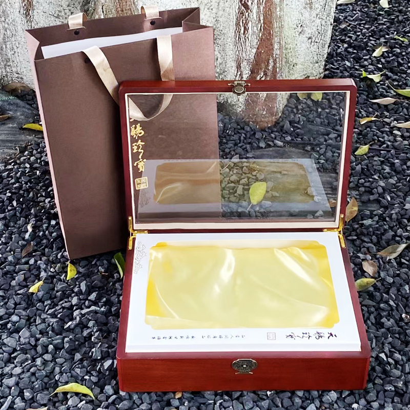 高档实木鱼胶礼盒空盒子通用包装盒燕窝虫草礼品盒批发翻盖礼物盒 - 图0