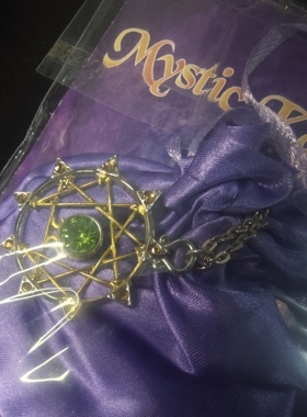 进口九型人格护身符项链吊坠