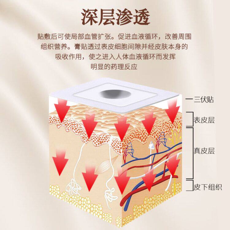 三伏贴穴位贴正品冬病夏治贴膏药贴 知福堂个人护理伤口敷料