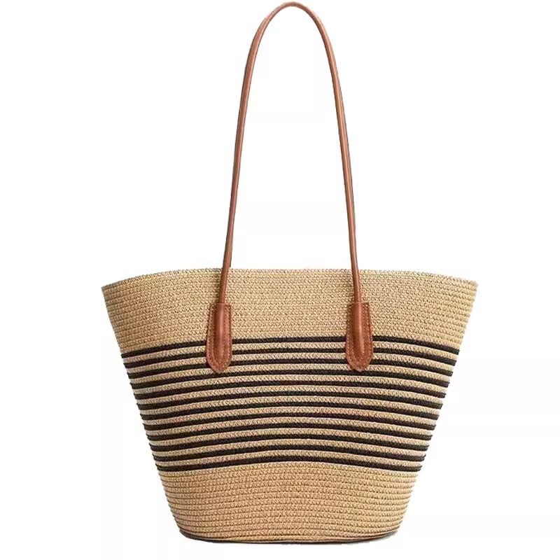 大容量草编包包女2025新款托特包海边度假出游手提沙滩包单肩包潮,淘宝优惠券,粉丝福利购,淘宝优惠卷