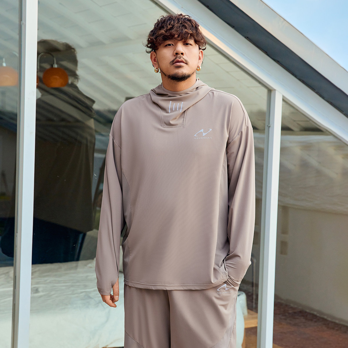 NMAX大码潮牌男装25年夏季防晒服upf40+户外钓鱼连帽防紫外线外套,淘宝优惠券,粉丝福利购,淘宝优惠卷