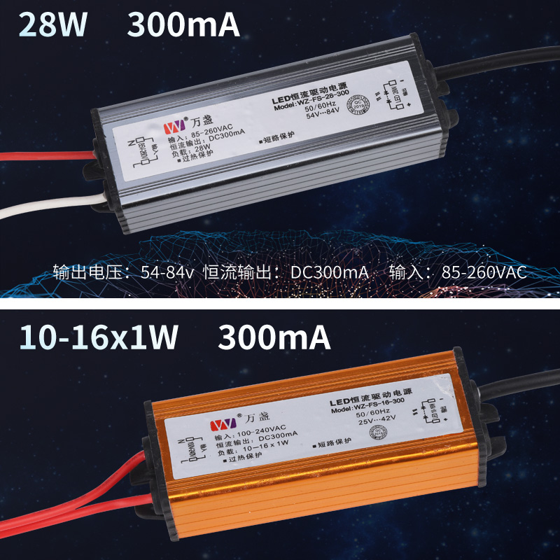 万盏集成吊顶 LED驱动电源恒流平板灯整流器8 12 16 24 28 38 48 - 图1