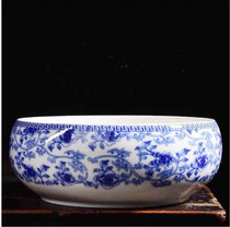 Ashtray oversize home living room Chinese style tea desk multifunction desktop litter peel tea slag cylinder ceramic flower pot