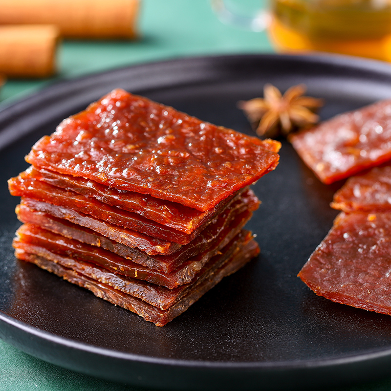 一封情酥靖江特产猪肉脯原味香辣味肉脯边角料肉片休闲办公室零食 - 图0