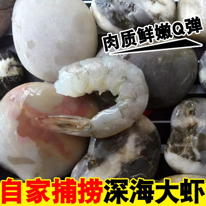 新鲜野生对虾鲜活基围虾海捕大虾活虾青虾明虾大海虾海鲜水产包邮 - 图0