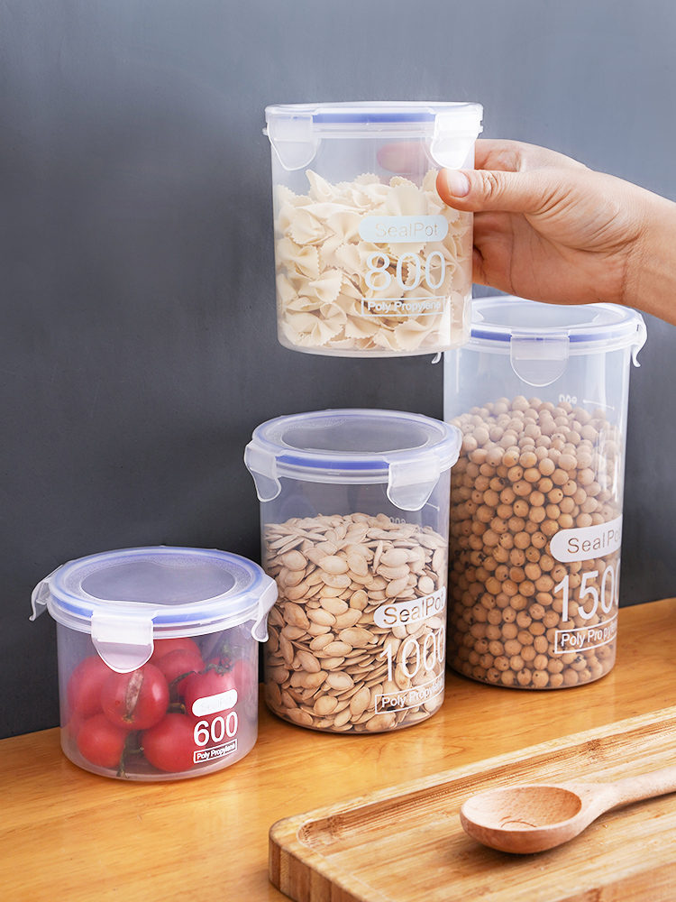 Dry Food Storage Box Containers  Kitchen Noodles Sealed Jars - 图2