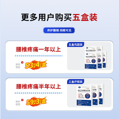 眠序痛舒宝疼痛贴腰间盘突出腰疼压迫神经腰肌劳损专用膏药贴9tl - 图2