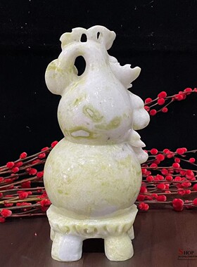 玉乡之源玉保平安中式葫芦摆件