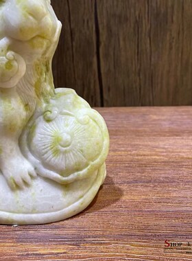 天然岫玉生肖摆件简约现代客厅