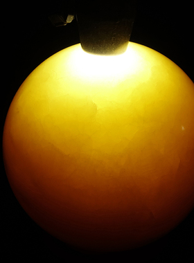 天然米黄玉风水球摆件玉石圆球家居玄关客厅酒柜院子装饰礼品摆设