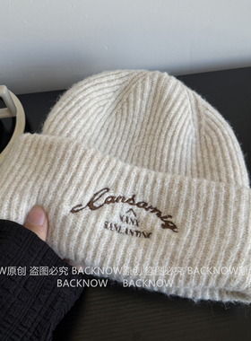 帽型巨好显脸小！BACKNOW毛线帽