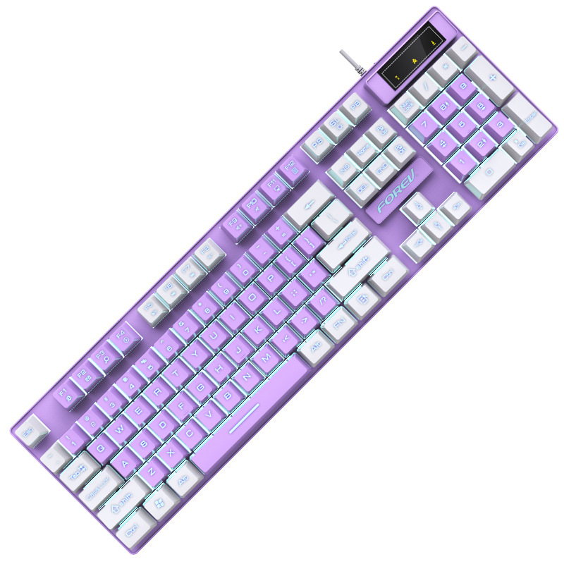 USB Wired Gaming Keyboard RGB Backlit Keyboard拼色游戏键盘 - 图3