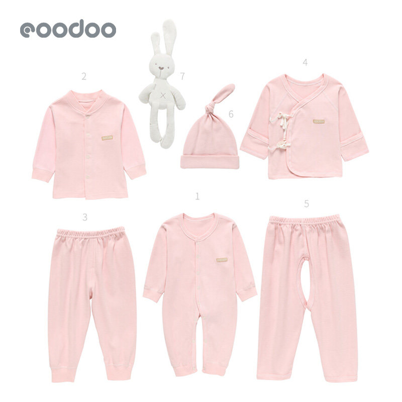 新生儿婴儿衣服套装春秋冬纯棉礼盒 eoodoo婴儿礼盒