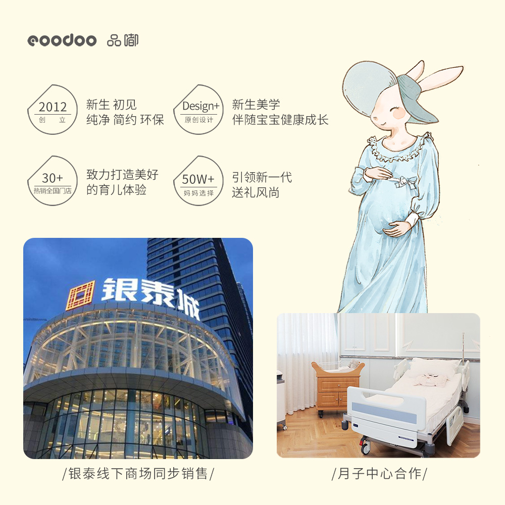 eoodoo品嘟新生儿礼盒套装婴儿衣服春季初见面礼满月宝宝母婴用品-图2