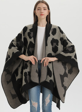 Ladiesleopardprintshawlne