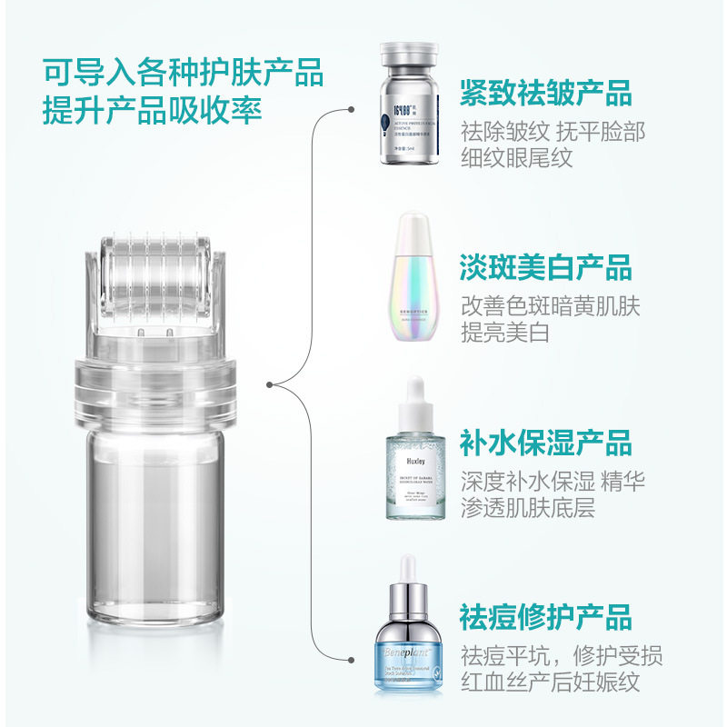 日本黄金微针仪器自打家用脸部美容水光针仪器中胚层精华导入滚轮,淘宝优惠券,粉丝福利购,淘宝优惠卷
