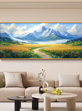 背后有靠山客厅沙发背景装饰画