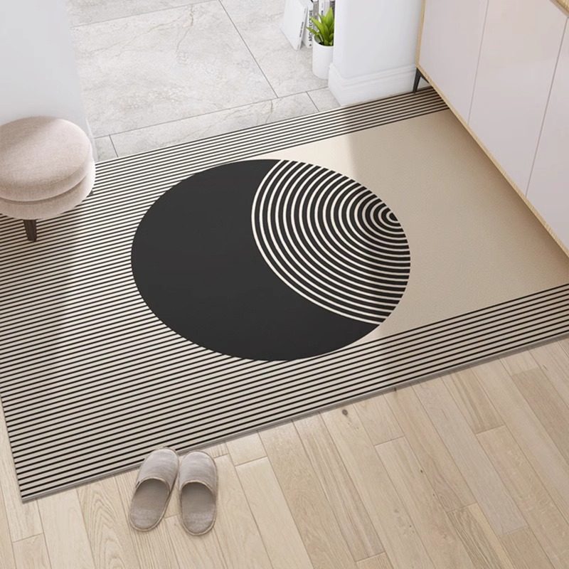 皮革入户门地垫高级感现代简约家用防滑脚垫进门门垫门厅免洗地毯,淘宝优惠券,粉丝福利购,淘宝优惠卷