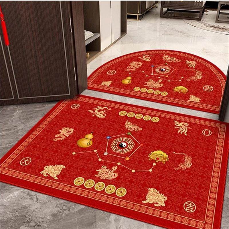 入户门地垫五帝钱七星大门口防滑脚垫子进门玄关五行风水发财地毯,淘宝优惠券,粉丝福利购,淘宝优惠卷