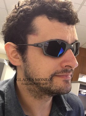 X金属朱丽叶户外运动摩托车骑行墨镜酷女偏光太阳眼镜Y2K网红机车