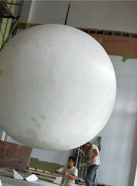 圆球售楼处前台大型落地摆件