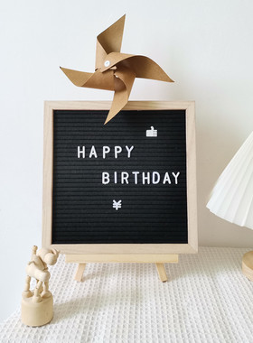 亚马逊毛毡字母留言板手链