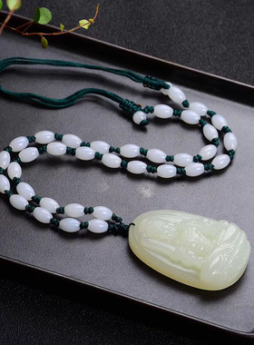 2026年 生肖鸡本命佛不动尊招财纳福玉石 开运属鸡守护神吊坠