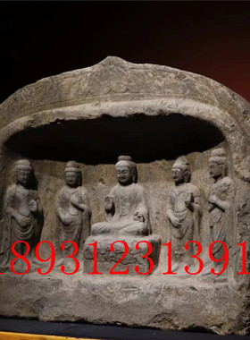庭院石雕复古雕刻佛像做旧