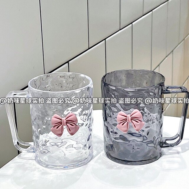 Ins transparent girl mood couple best friend storage wash cup toothbrush cup student dormitory brush cup mouth rinse cup