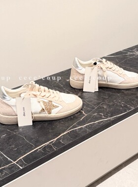 25ss亮片星星做旧脏脏鞋休闲鞋