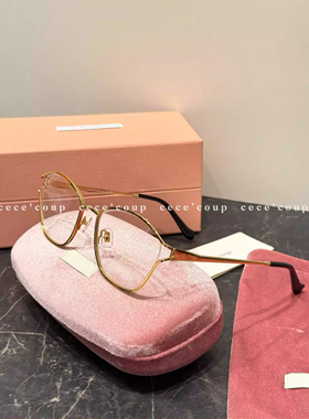 cece coup 镜框之光！11/13 新品 25FW 高冷素颜 字母金属平光镜