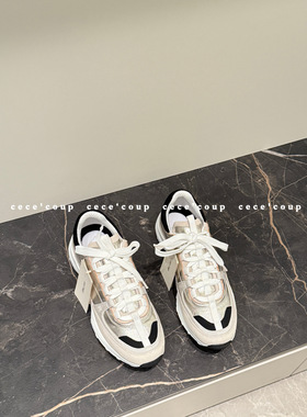 25ss小香风厚底拼色德训鞋