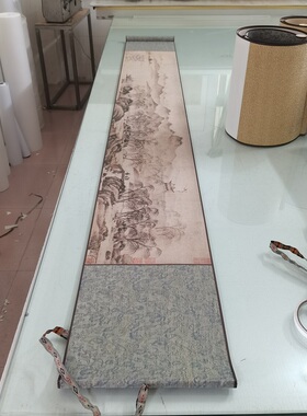 唐寅唐伯虎金昌送别图古代字画书画真迹人物风景国画仿古复制装裱