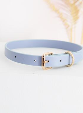 项圈定制刻字女m牵引绳链子素条1.0cm宽度