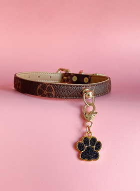 PUPPY项圈choker可刻字女m牵引