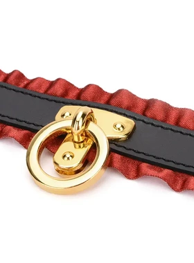 女式创意花边项圈k9颈套牵引绳定制刻字女m