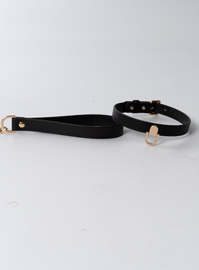 项圈定制刻字手工皮具外出女m链子k9真皮颈圈颈带