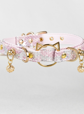 K9皮具手工定制刻字女士项圈