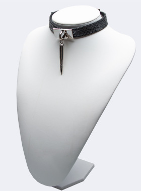 亚文化小众蛇皮纹手作原创项圈choker原创定制刻字K9